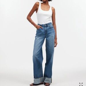 Madewell Superwide-Leg Jeans in Fannin Wash